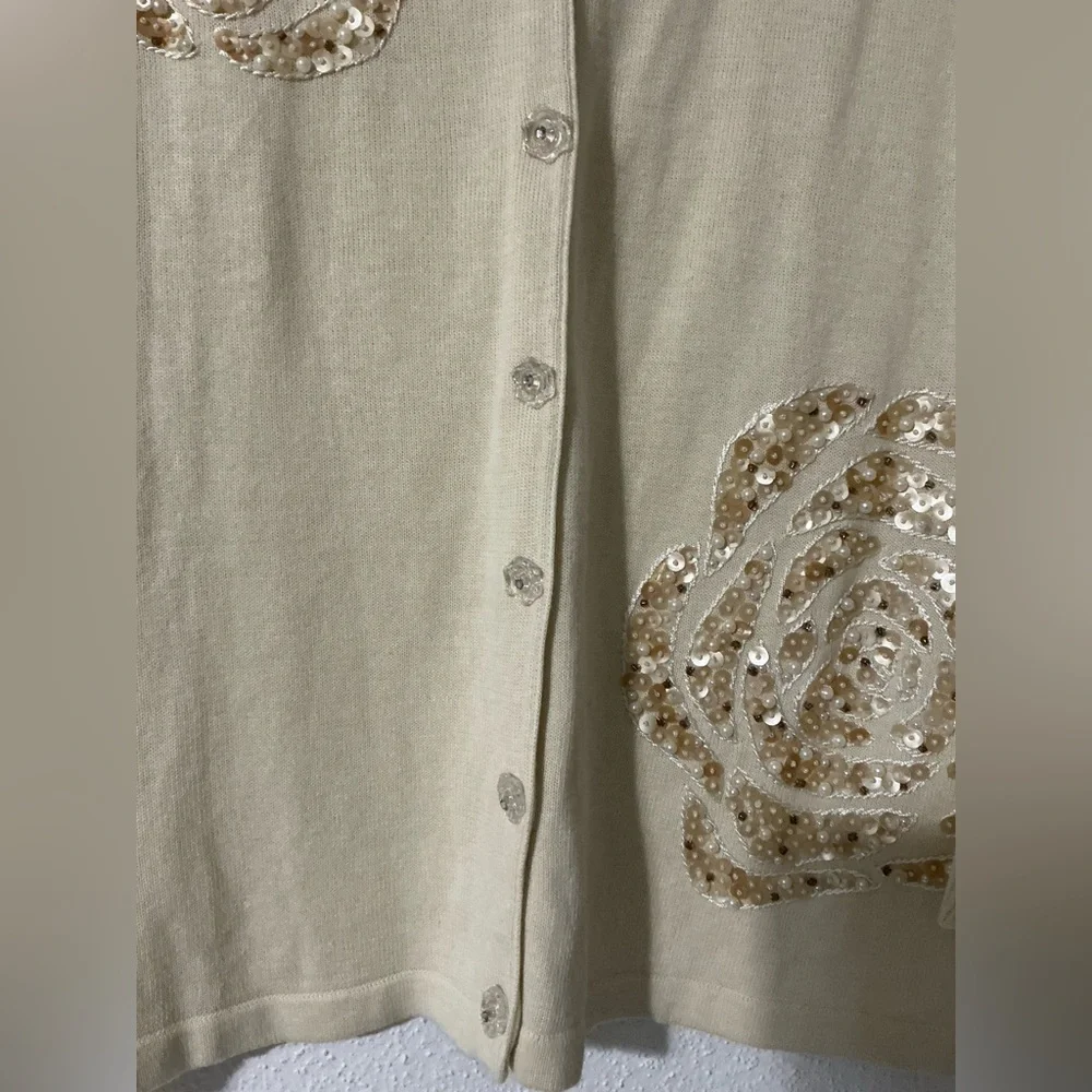 EUC Storybook Knits Gardenia Garden Cardigan Medium